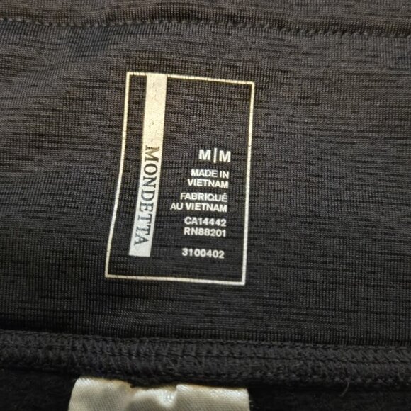 758. Mondetta Black Leggings Size Med. Excellent Like New - Picture 7 of 13